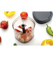 Manual Handy Chopper Vegetable Cutter - 500ml Pull Cord Stainless Steel Blades, Onion Garlic Fruit Chopper No Electricity, Compact Kitchen Tool for Fast Mincing, BPA Free Plastic Bowl Easy Clean UAE 